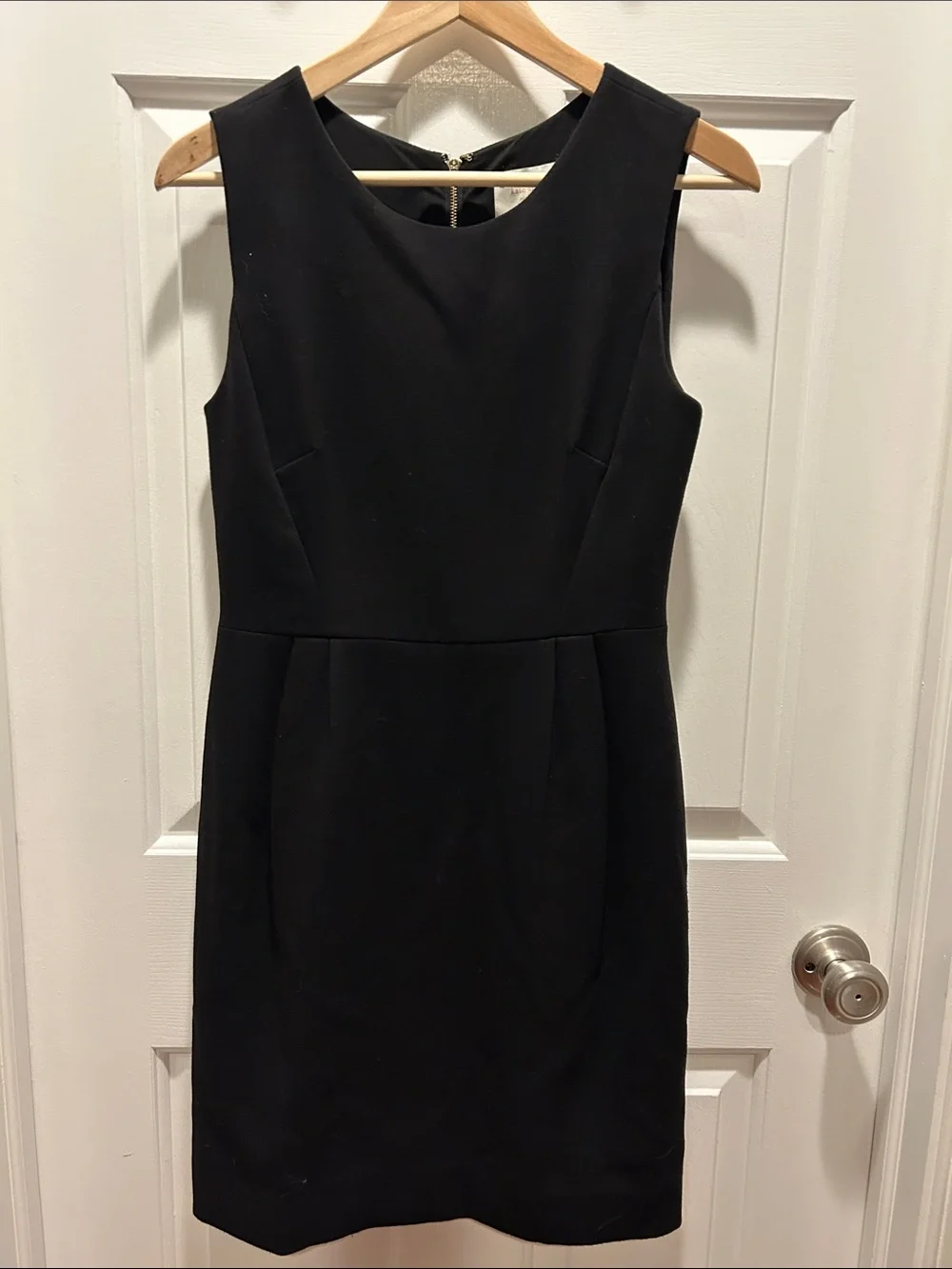 kate spade Black Sleeveless Pleated Mini Dress